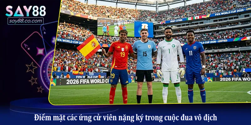 Nhận Định World Cup 2026 - Phân Tích Cơ Hội Và Cẩm Nang Soi Kèo Toàn Tập Điểm mặt các ứng cử viên nặng ký trong cuộc đua vô địch