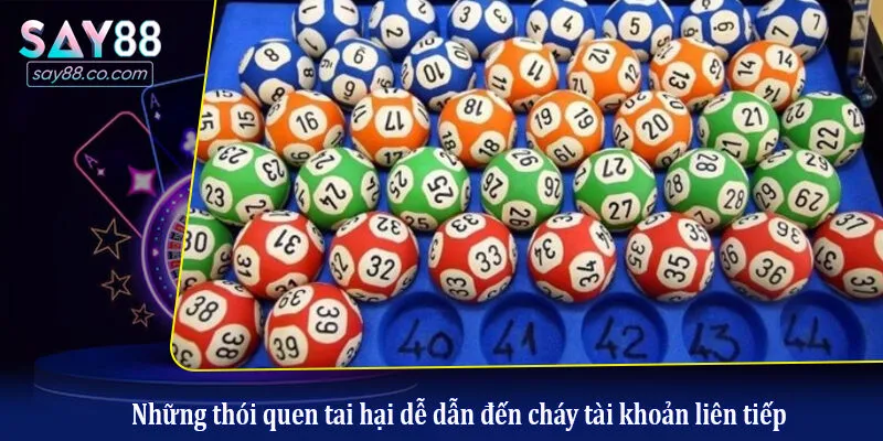 Những thói quen tai hại dễ dẫn đến cháy tài khoản liên tiếp